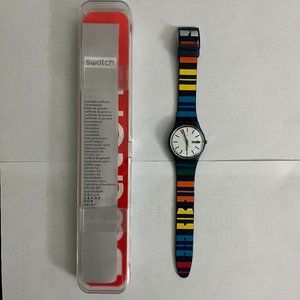 Swatch GN724 Color Crossing Ladies Quartz Watch